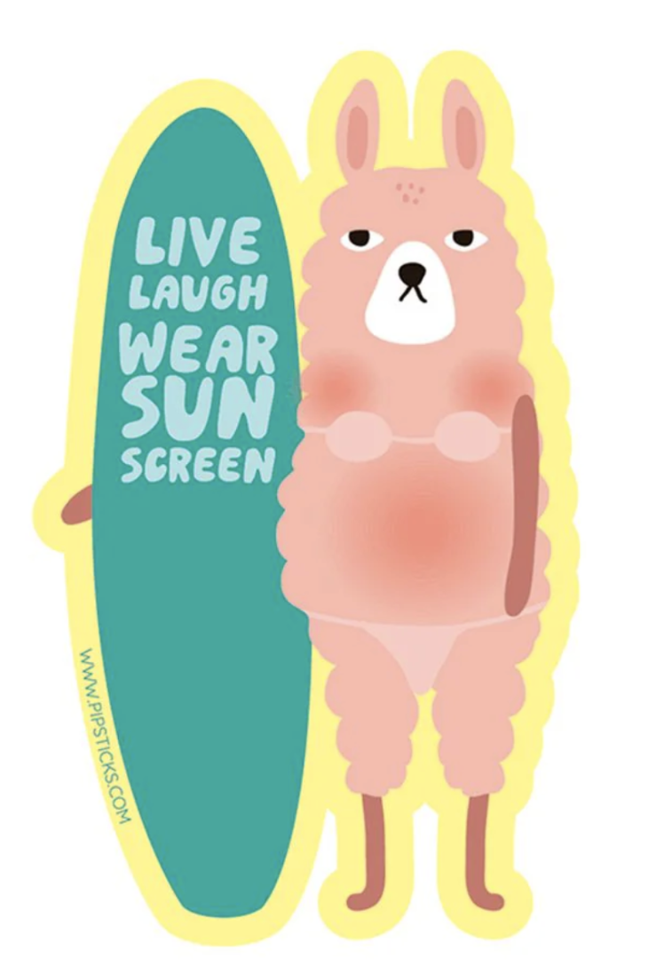 Live Laugh Wear Sunscreen Vinyl